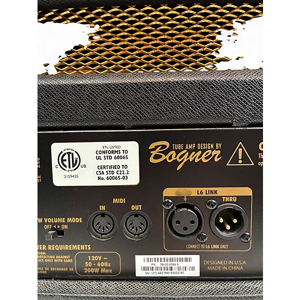 Used Line 6 Bogner DT25  Tube Guitar Amp Head