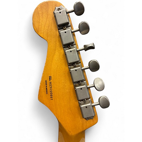 Used Fender Road Worn Player Stratocaster Tobacco Burst Solid Body Electric Guitar