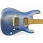 Used Schecter Guitar Research C1 Platinum Blue Solid Body Electric Guitar
