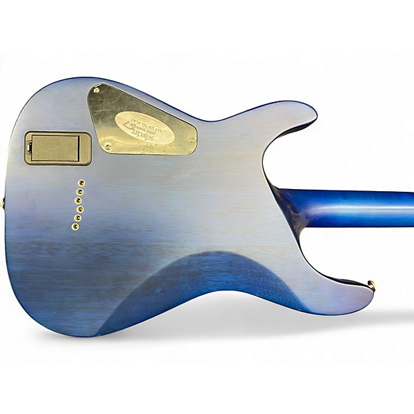 Used Schecter Guitar Research C1 Platinum Blue Solid Body Electric Guitar