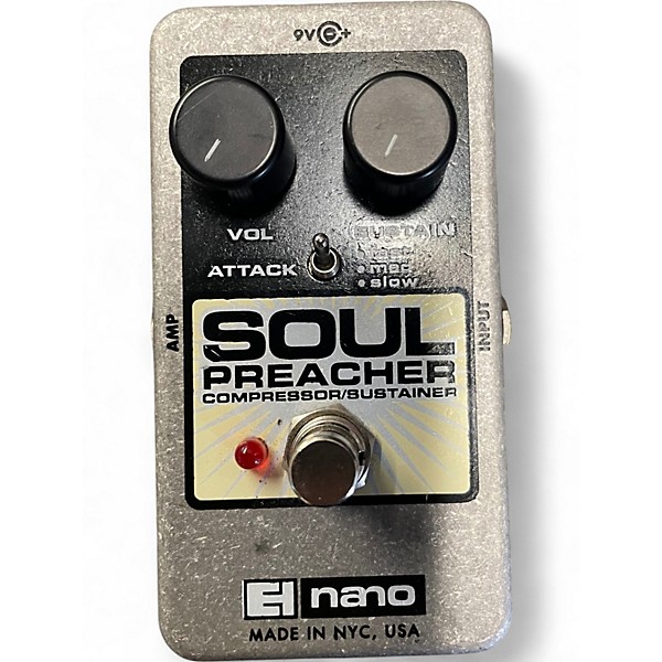 Used Electro-Harmonix Soul Preacher Nano Compressor / Sustainer Effect Pedal