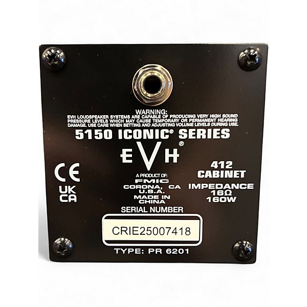 Used Evh  5150 Iconic 4x12 Guitar Cabinet