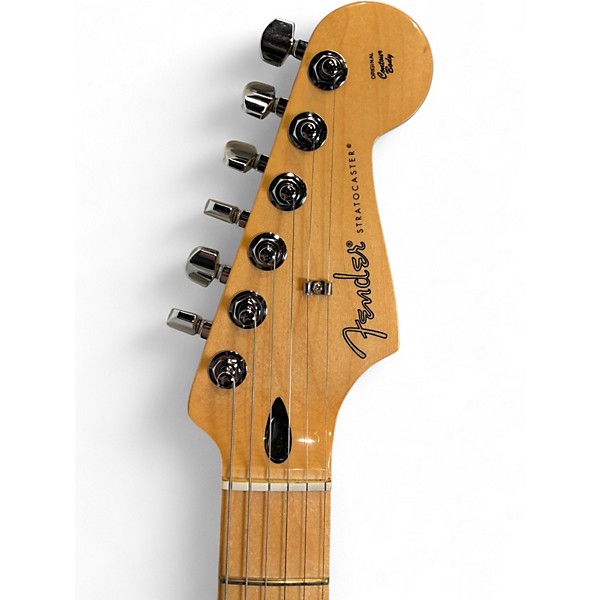 Used Fender Standard Stratocaster Black Solid Body Electric Guitar