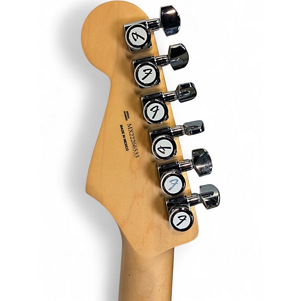 Used Fender Standard Stratocaster Black Solid Body Electric Guitar