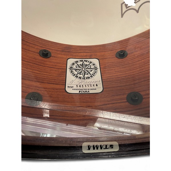 Used TAMA 6X14 Masai Warlord Snare 2 Tone Sunburst Drum