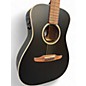 Used Fender CALIFORNIA MALIBU Black Acoustic Electric Guitar