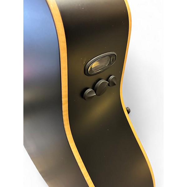 Used Fender CALIFORNIA MALIBU Black Acoustic Electric Guitar