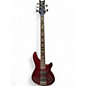 Used Schecter Guitar Research Omen Extreme 5 String Ruby Electric Bass Guitar thumbnail