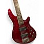 Used Schecter Guitar Research Omen Extreme 5 String Ruby Electric Bass Guitar