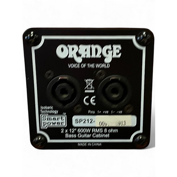 Used Orange Amplifiers SP212 600W 8Ohm 2x12 Bass Cabinet