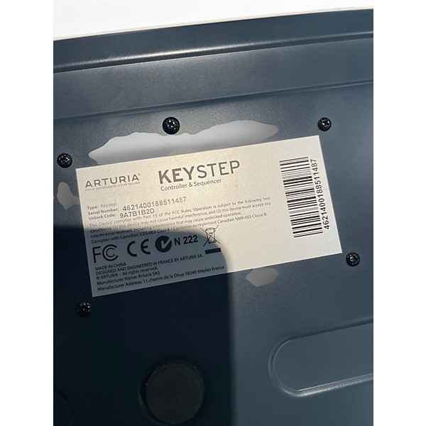 Used Arturia Keystep MIDI Controller