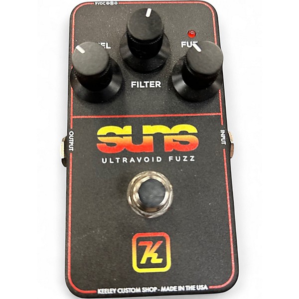 Used Keeley Suns Ultravoid Fuzz Effect Pedal