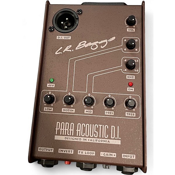 Used LR Baggs Para Acoustic DI Direct Box Pre With EQ Direct Box