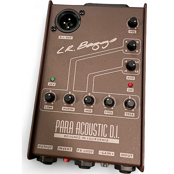 Used LR Baggs Para Acoustic DI Direct Box Pre With EQ Direct Box