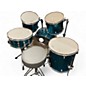 Used Ludwig 5 Piece Accent CS blue Drum Kit thumbnail