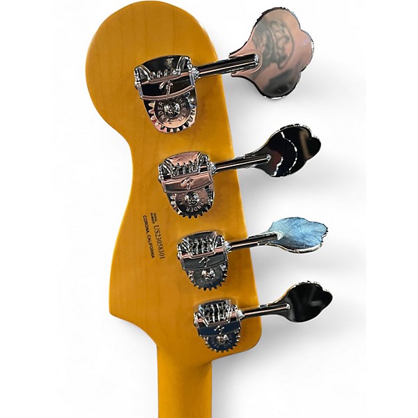 Used Fender American Ultra Precision Bass 3 Color Sunburst Electric Bass Guitar