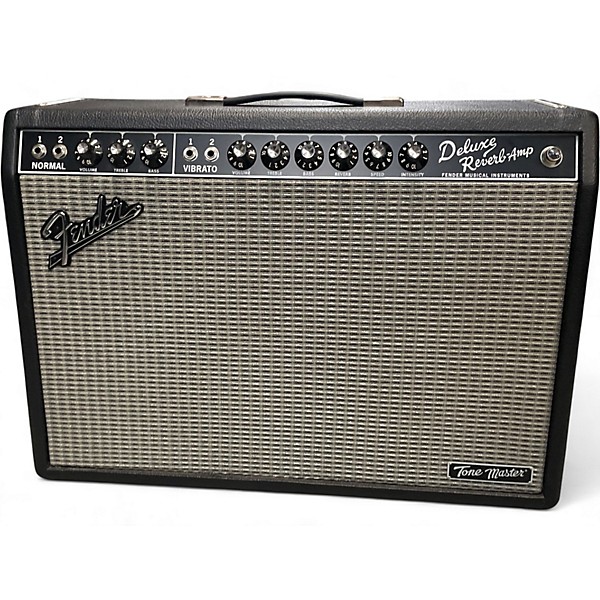 Used Fender Tone Master Deluxe Reverb Guitar Combo Amp