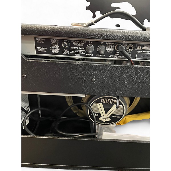 Used Fender 1968 Custom Deluxe Reverb 22W 1x12 Tube Guitar Combo Amp