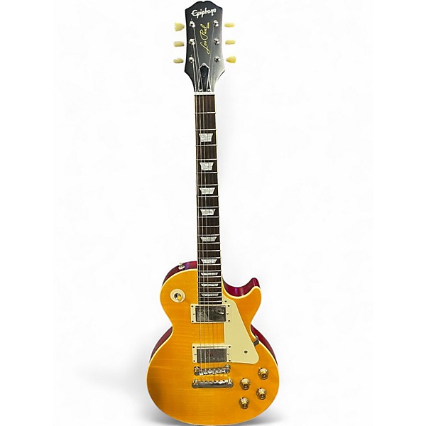 Used Epiphone 1959 Reissue Les Paul Standard Yellow Solid Body Electric Guitar