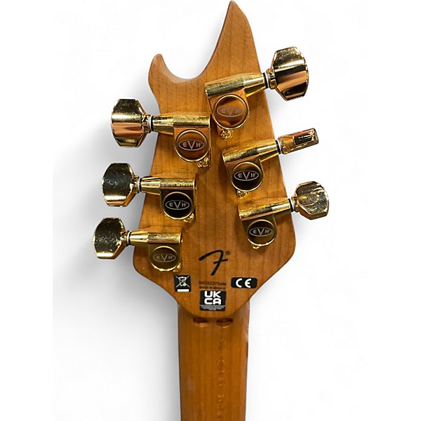 Used EVH Wolfgang Special Quilt Top Roasted Neck Purple Burst Solid Body Electric Guitar