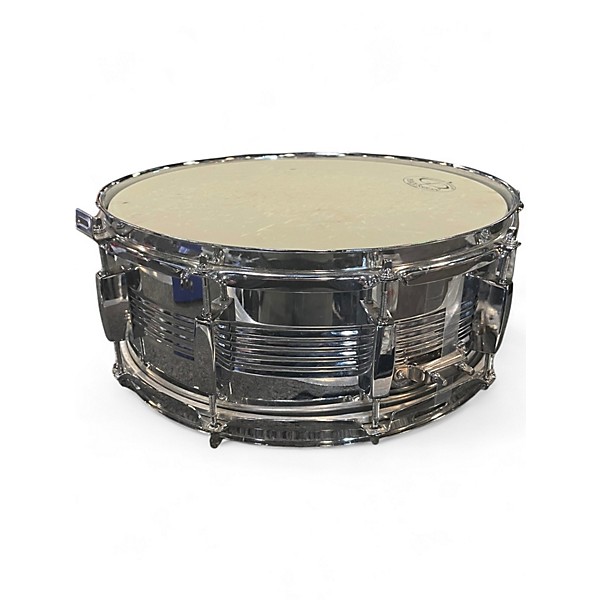 Used GP Percussion 14X5.5 Steel Snare Drum Steel Drum