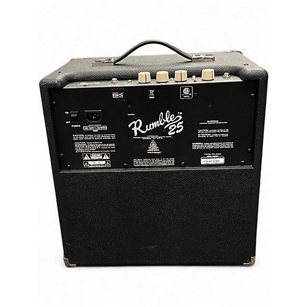 Used Fender Rumble 25 25W 1x8 Bass Combo Amp
