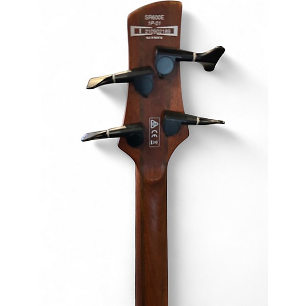 Used Ibanez SR600E Blue Sunburst Electric Bass Guitar