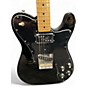 Used 2021 Fender Telecaster Custom Black Solid Body Electric Guitar