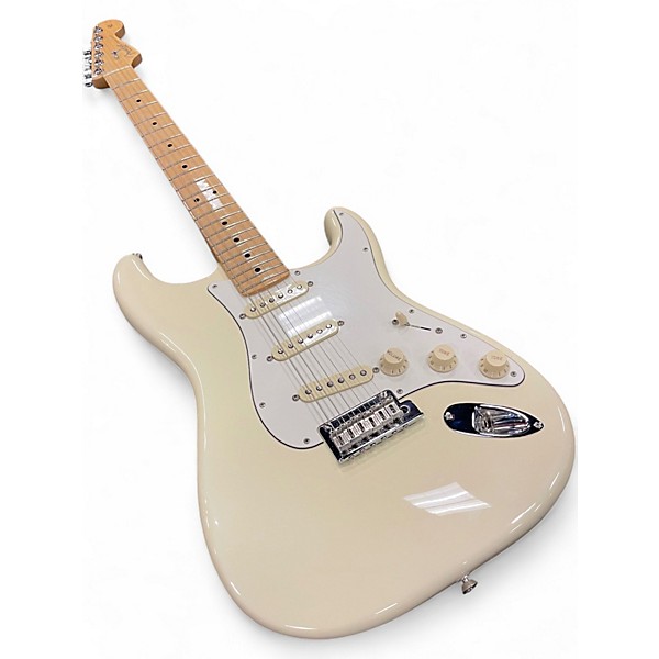 Used Fender American Professional Stratocaster SSS Olympic White Solid Body Electric Guitar