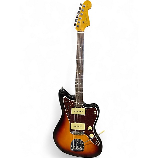 Used Fender AM PRO II JAZZMASTER  3 Tone Sunburst Solid Body Electric Guitar