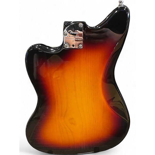Used Fender AM PRO II JAZZMASTER  3 Tone Sunburst Solid Body Electric Guitar