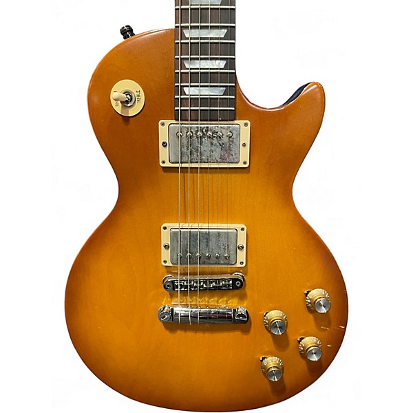 Used Gibson Les Paul Tribute 2 Tone Sunburst Solid Body Electric Guitar