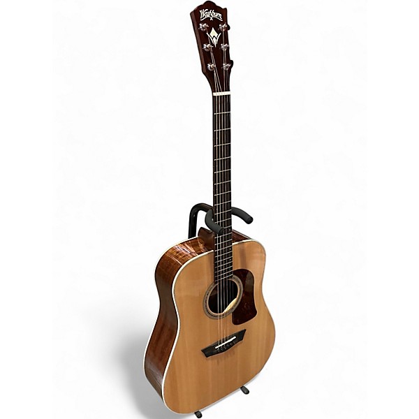 Used Washburn HD100SWK Natural Acoustic Guitar