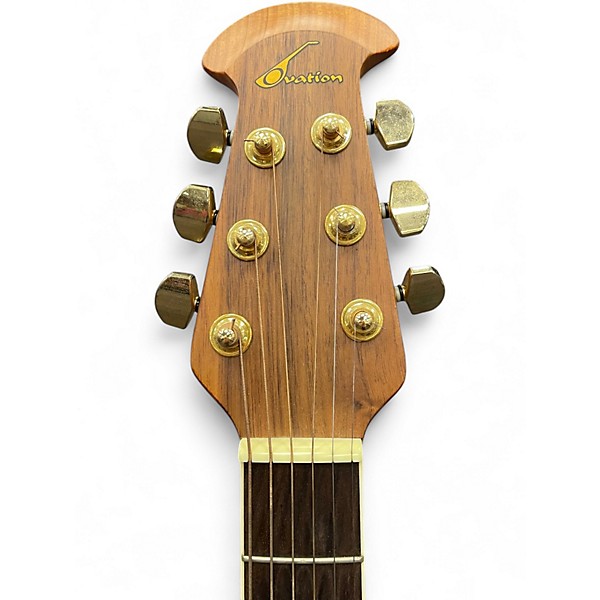 Used Ovation CS257 Celebrity Trans Blue Acoustic Electric Guitar