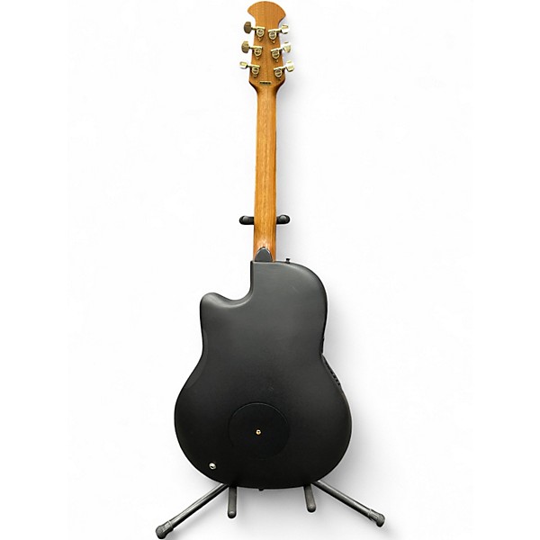 Used Ovation CS257 Celebrity Trans Blue Acoustic Electric Guitar