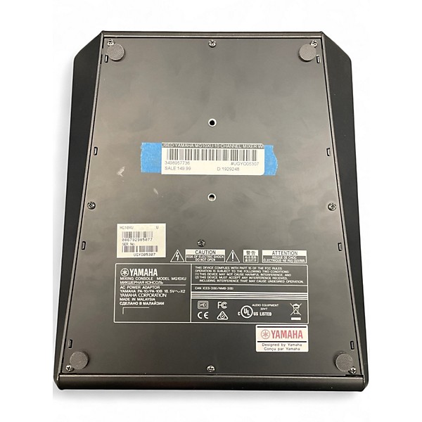 Used Yamaha MG10XU 10 Channel Mixer with Effects Unpowered Mixer