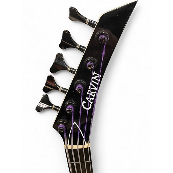 Used 1990s Carvin LB75 FRETLESS Olympic White Electric Bass Guitar