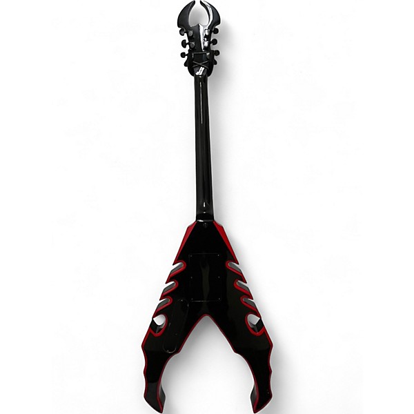 Used Moser BASTARD BLACK AND RED Solid Body Electric Guitar