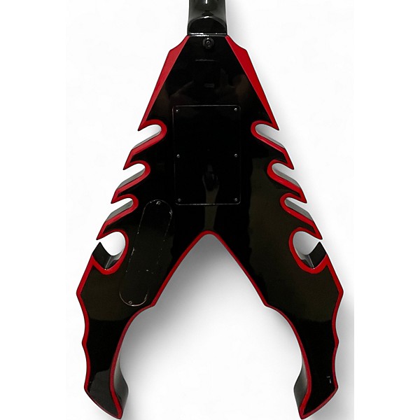 Used Moser BASTARD BLACK AND RED Solid Body Electric Guitar