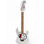 Used Squier HELLO KITTY STRAT WHITE Solid Body Electric Guitar thumbnail