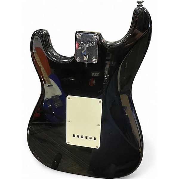 Used Squier Affinity Stratocaster Black Solid Body Electric Guitar