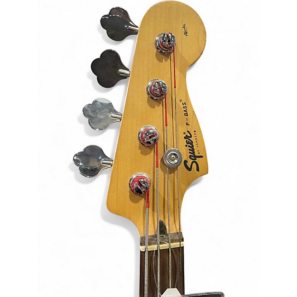 Used Squier Affinity Precision Bass Black Electric Bass Guitar