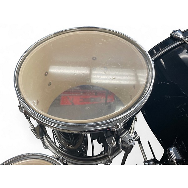 Used PDP by DW 5 Piece NEW YORKER Black and Silver Drum Kit