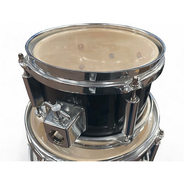 Used PDP by DW 5 Piece NEW YORKER Black and Silver Drum Kit