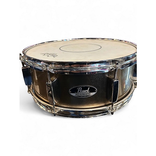 Used Pearl 14X5 ROADSHOW BRONZE METALLIC Drum
