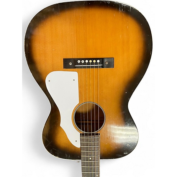 Used 1960s Silvertone H-621 Sunburst Acoustic Guitar