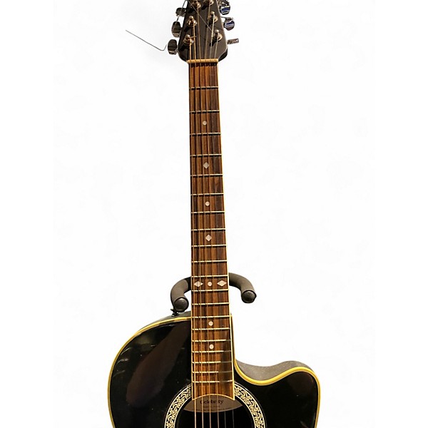 Used Ovation CC057 Celebrity Black Acoustic Electric Guitar