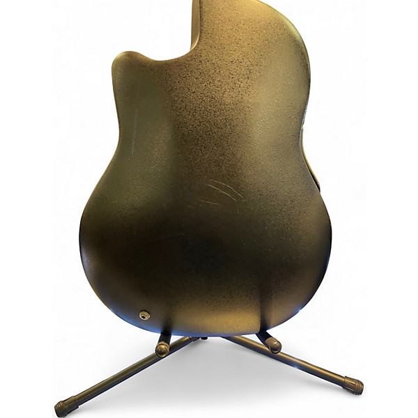 Used Ovation CC057 Celebrity Black Acoustic Electric Guitar