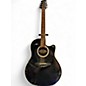 Used Ovation CC057 Celebrity Black Acoustic Electric Guitar