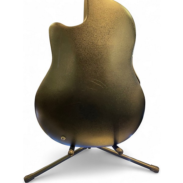 Used Ovation CC057 Celebrity Black Acoustic Electric Guitar